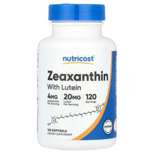 Nutricost Zeaxanthin with Lutein 20mg