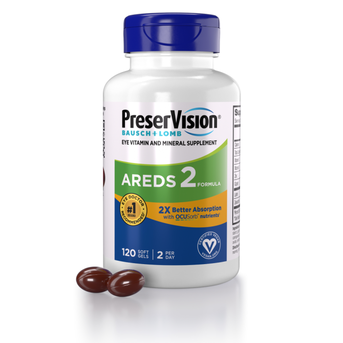 1. PreserVision AREDS 2 Vegan Soft Gels